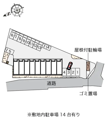 ★手数料０円★阪南市舞　月極駐車場（LP）
